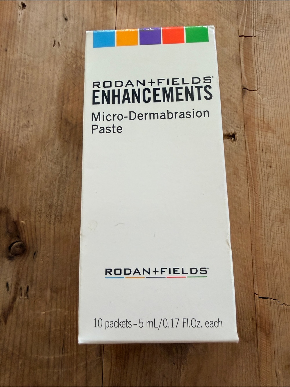Rodan + Fields Enhancements Micro-Dermabrasion Paste 8 individual packets